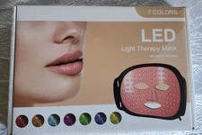 LED Face Mask Light Therapy 7 Color Infrared Blue Red Therapy Facial Skin Care
