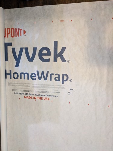 8x6 tyvek homewrap ground - homewrap,