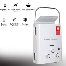 Tankless gas water heater - gas,