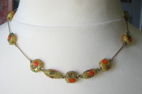 Vintage deco venetian glass - vintage,