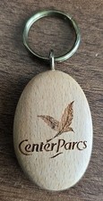 Keyring Key Ring - Vintage Wood Center Parcs Logo