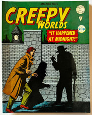 Creepy worlds comic book - worlds,