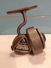 Vintage 1950's Allcocks Silver Superb Threadlike Fishing Reel