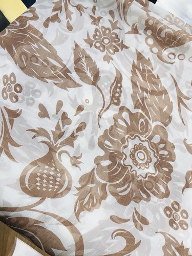 100 silk chiffon - 4m, washable