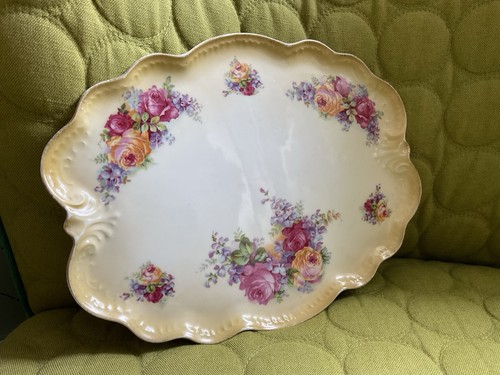 Victorian vanity plate tray - vanity,