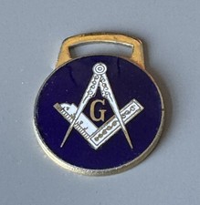 GOOD VINTAGE MASONIC KEY FOB.(790)