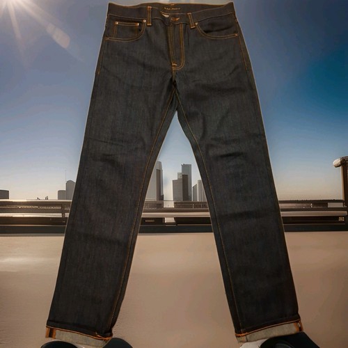 Nudie jeans raw - raw/dry, denim