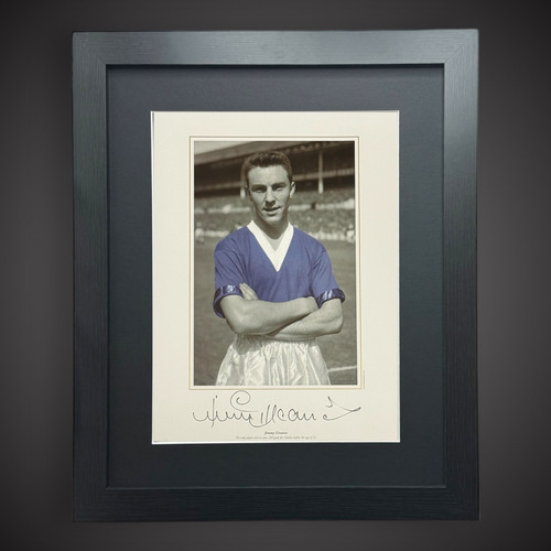 Framed jimmy greaves signed - framed,