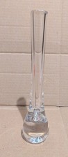 Vintage Clear Glass Bud Vase