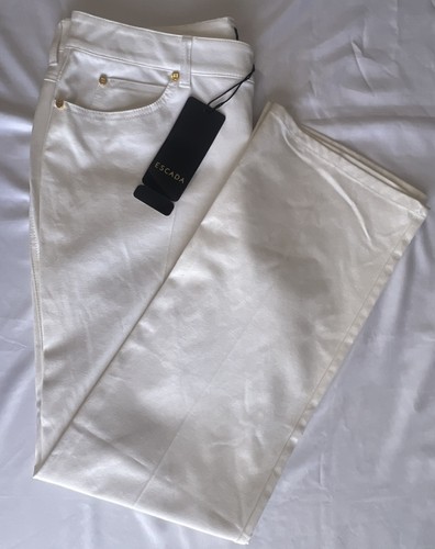 Escada lime white trousers - lime,