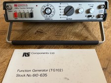 RS Function Generator TG102 - Sine Square Triangular 2MHz RS 610-635
