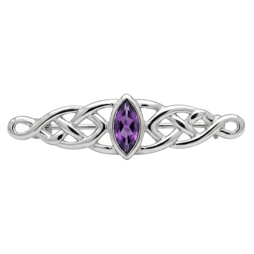 Sterling silver amethyst - &,