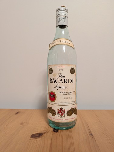 Vintage bacardi superior carta - vintage,