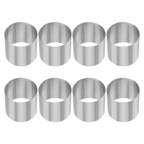 8pcs reusable 304 stainless - 304,