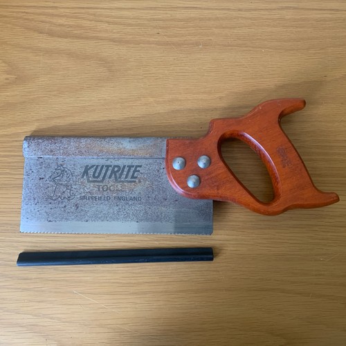 Vintage kutrite tenon saw - kutrite, saw/dove