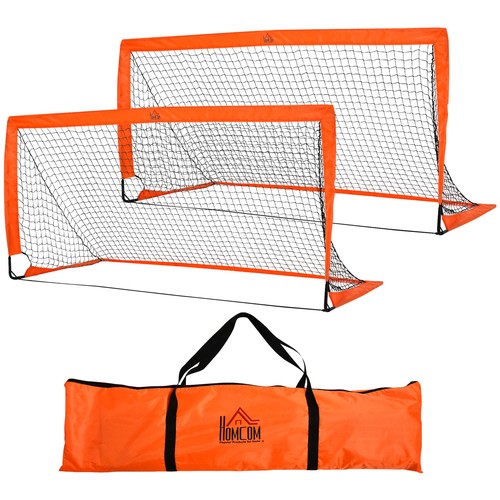 Homcom football goal folding - homcom,