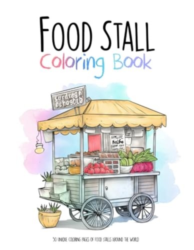 Food stall coloring book - coloring, 50