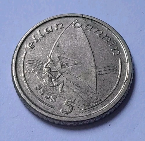Isle man coin - man,
