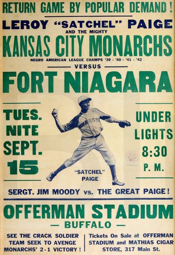 1942 negro league broadside - negro,