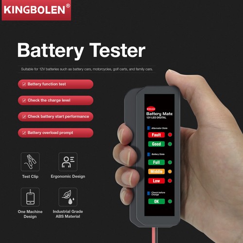 Battery load tester 12v - tester,