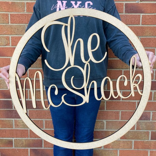 Personalised wooden name - wooden,