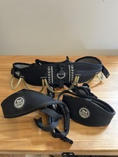 Climbing Harness, Belay Plate And Carabiner