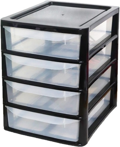 Plastic storage drawers - drawers, unit
