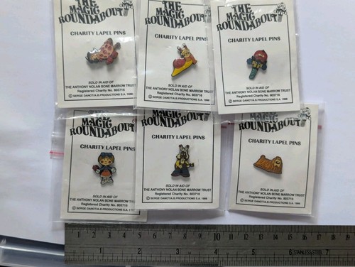 Magic roundabout enamel pin - enamel,