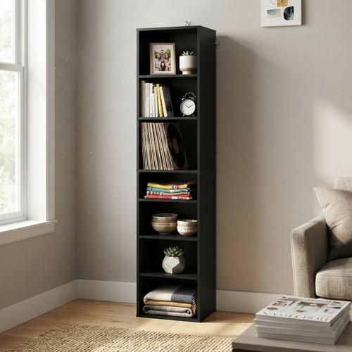Versatile tier cube bookcase - 6-tier,