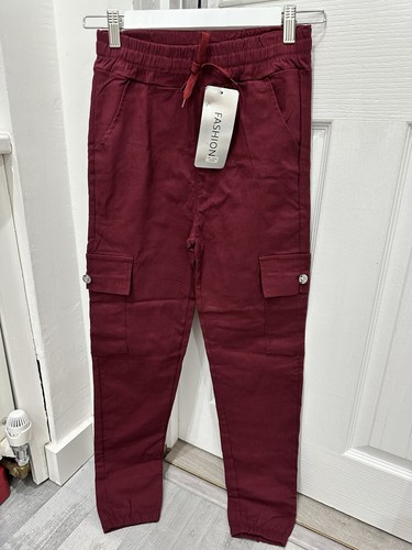 Burgundy red cargo combat - burgundy,