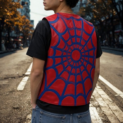 Men red blue spider - spider, web