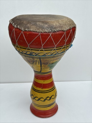 Carved wooden djembe bongo - djembe,