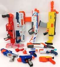 NERF & X-SHOT Soft Dart Blaster Bundle x11 - N-strike MEGA Elite & Fortnite AR-L