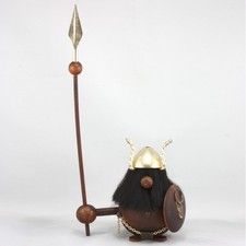 Vintage Large Viking Teak Figure