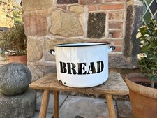Enamelware Bread Bin Large