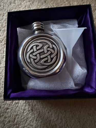 Justin pewter flask - st,