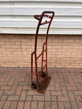 Vintage Slingsby Sack Barrow Trolley Railway Market Porter Industrial Truck