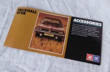 Vintage Original 1979 VAUXHALL VIVA APPROVED ACCESSORIES - RARE DEALER BROCHURE