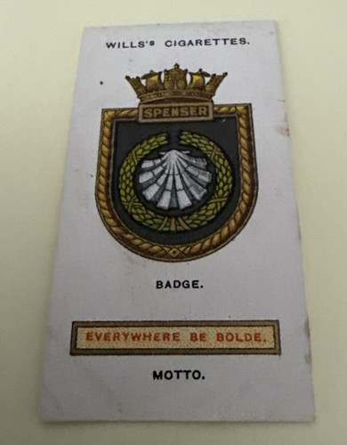 Wills cigarette card - cigarette, ships