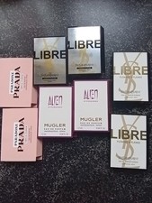 8 x Ladies Perfume Mini Vial Sprays - Prada, Ysl, Mugler