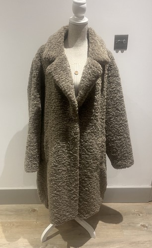 Next brown faux - astrakhan, fur