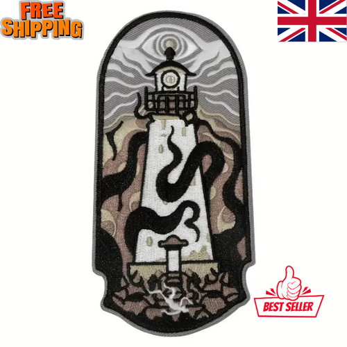 Lighthouse embroidered patch - lighthouse,