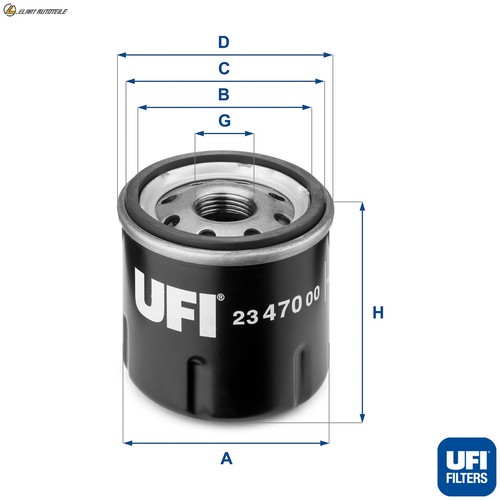 Oil filter 470 for - 23.470.00,