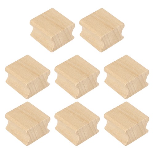 30x30mm wooden stamp block - wooden,