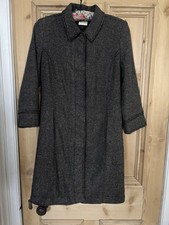 Viyella Coat Wool Silk Lurex - Size 12