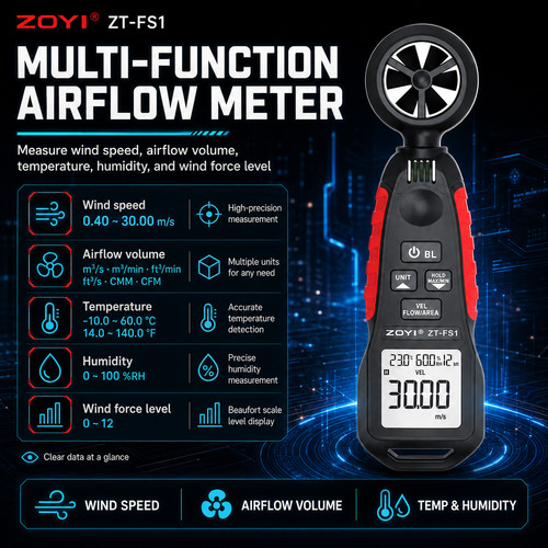 Handheld anemometer wind speed - handheld,