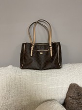 vintage coach leather tote bag