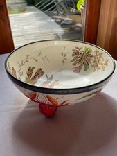 Victorian Wedgwood Majolica Lobster Footed Salad Bowl – V. Good condition