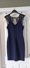Lipsy Navy Blue Bodycon Dress