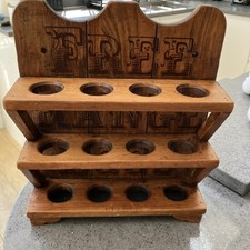 Vintage Wooden Egg Rack